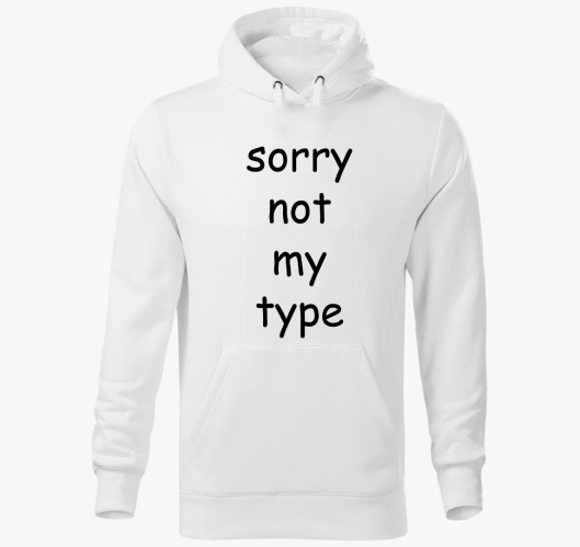 Comic sans type kapucnis pulóv...