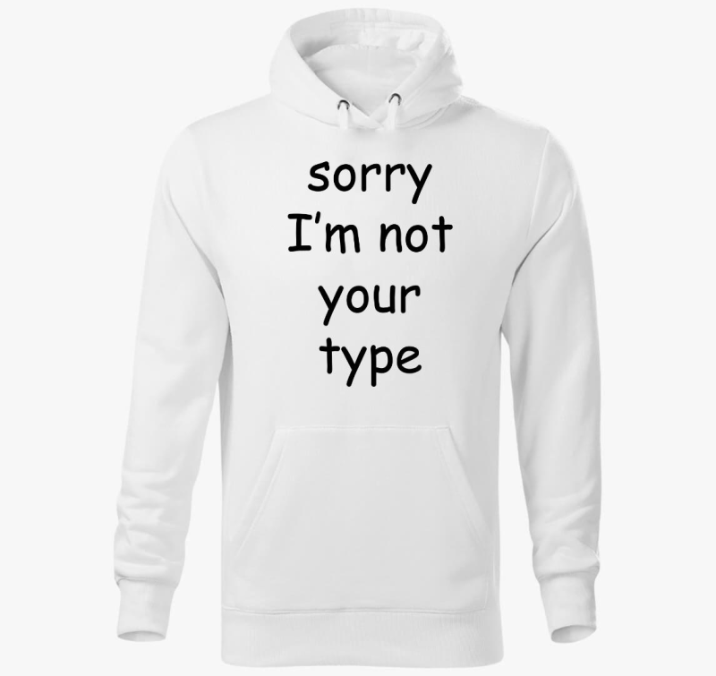 Comic sans sorry kapucnis pulóver
