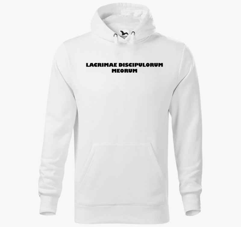 Lacrimae discipulorum meorum kapucnis pulóver