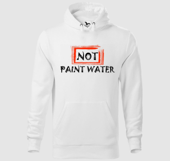 not paint water kapucnis pulóver