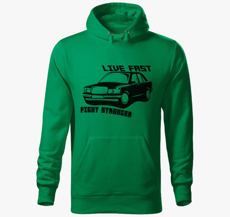 Live fast 8 kapucnis pulóver