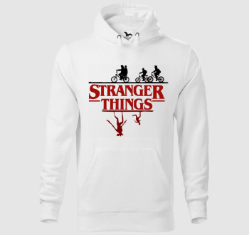 Stranger Things 3 sziluett kapucnis pulóver