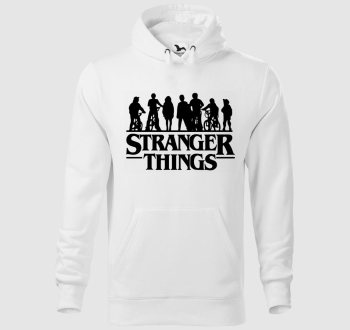 Stranger Things 5 sziluett kapucnis pulóver
