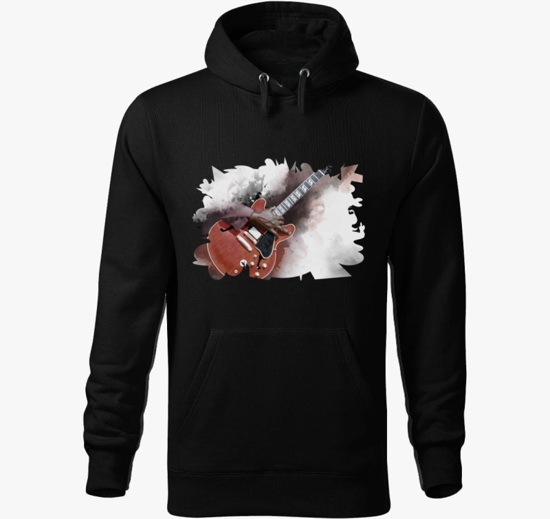 Freddy King gitár kapucnis pulóver