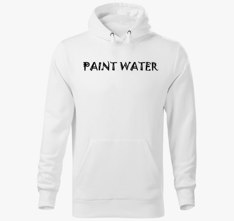 Paint water black kapucnis pulóver