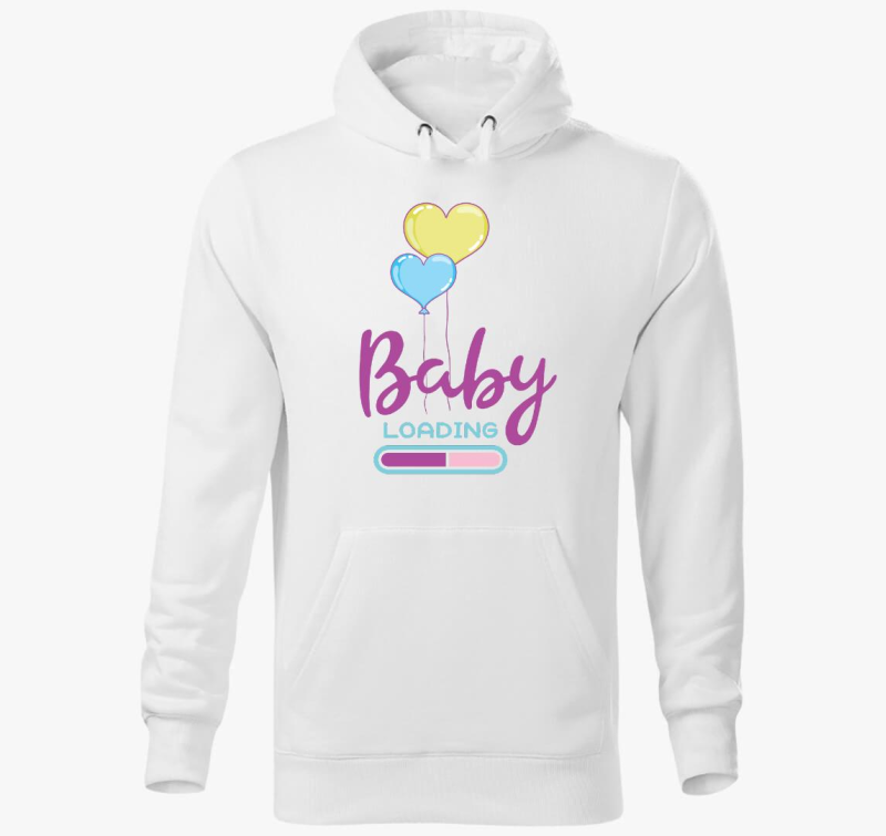 Baby loading lila kapucnis pulóver