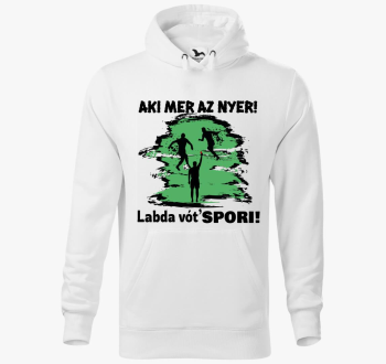 Labda vót spori kapucnis pulóver