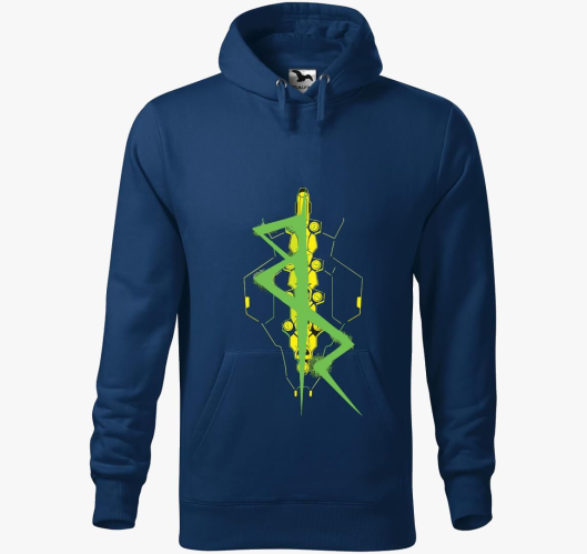 Cyberpunk art kapucnis pulóver...