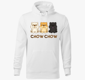 Chow Chow kapucnis pulóver