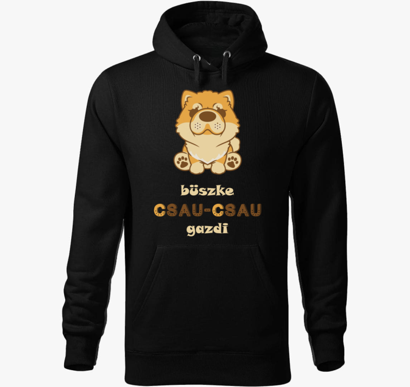 Vöröses csaucsau kapucnis pulóver