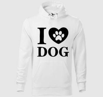 I love dog kapucnis pulóver