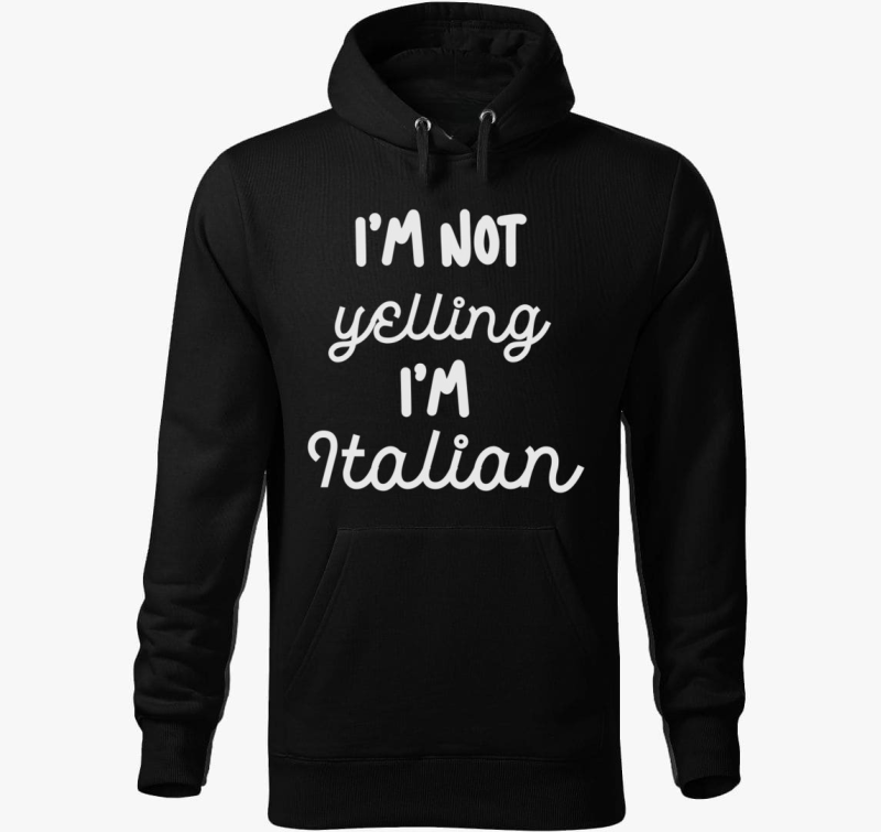 Yelling Italian kapucnis pulóver