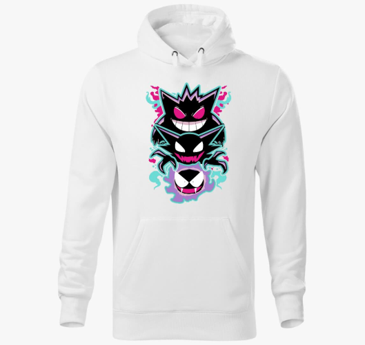 Pokemon Haunter kapucnis pulóv...