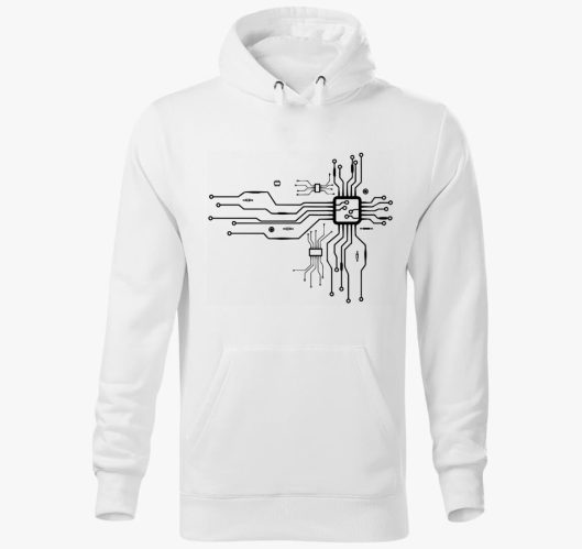 Circuit kapucnis pulóver