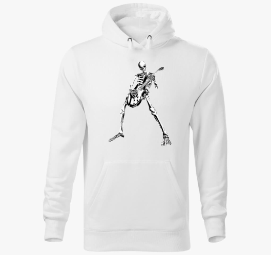 Skeleton metal kapucnis pulóve...