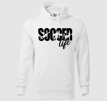 Soccer life kapucnis pulóver