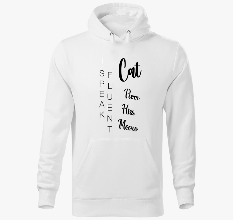 Fluent cat kapucnis pulóver