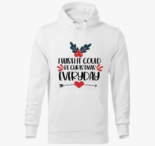 Xmas every day kapucnis pulóve...