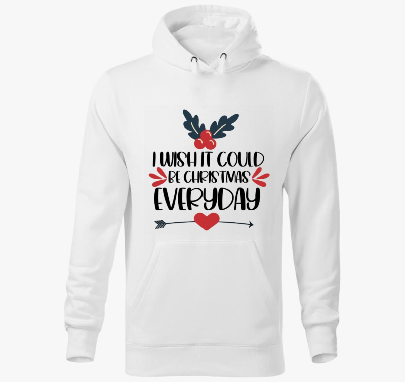 Xmas every day kapucnis pulóver
