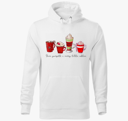 Merry coffee kapucnis pulóver