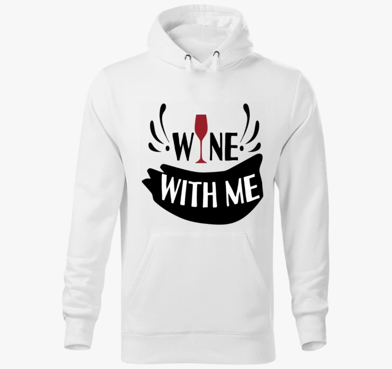 Wine kapucnis pulóver