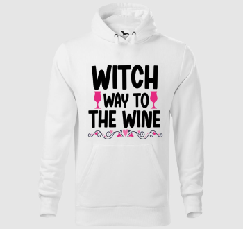 witch wine kapucnis pulóver