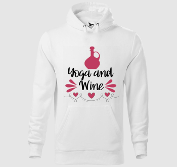 yoga wine kapucnis pulóver