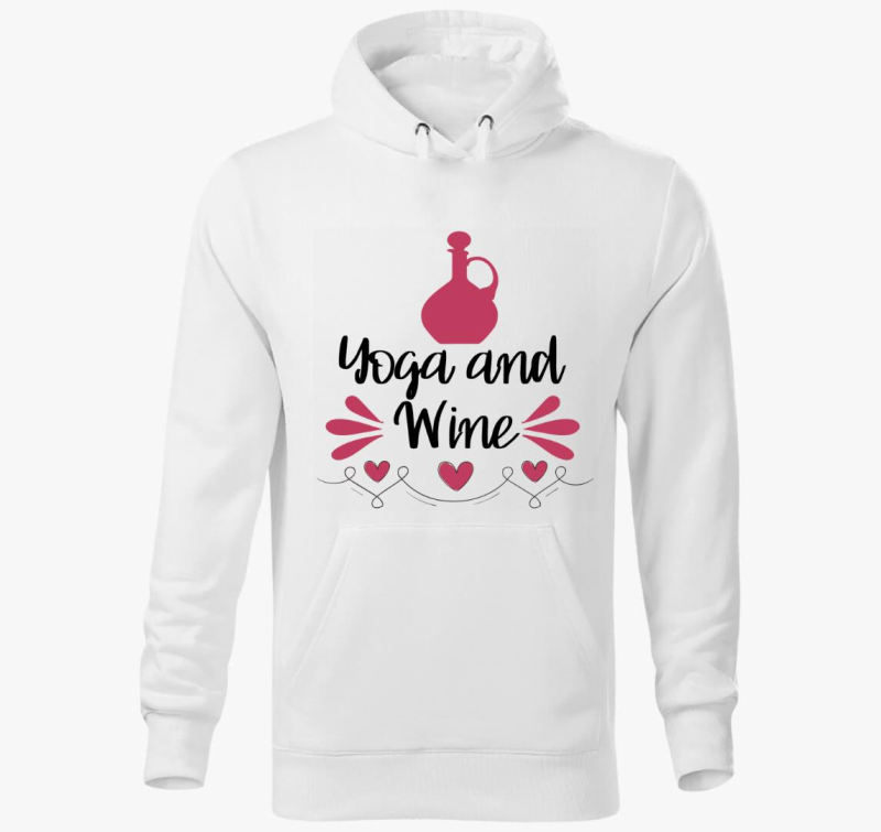 Yoga wine kapucnis pulóver