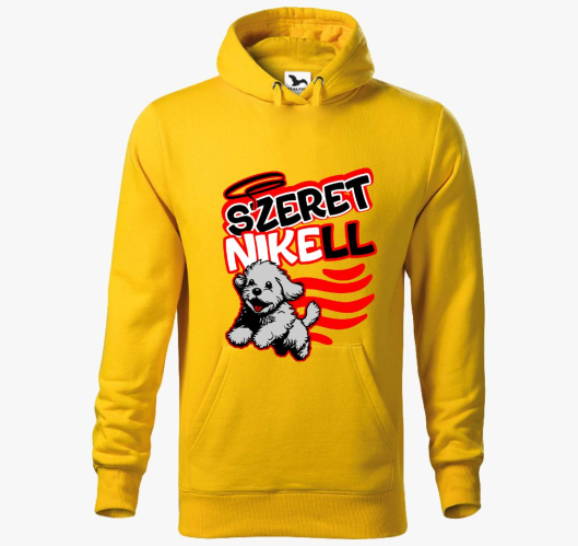 Szeretni kell kutyusos kapucni...