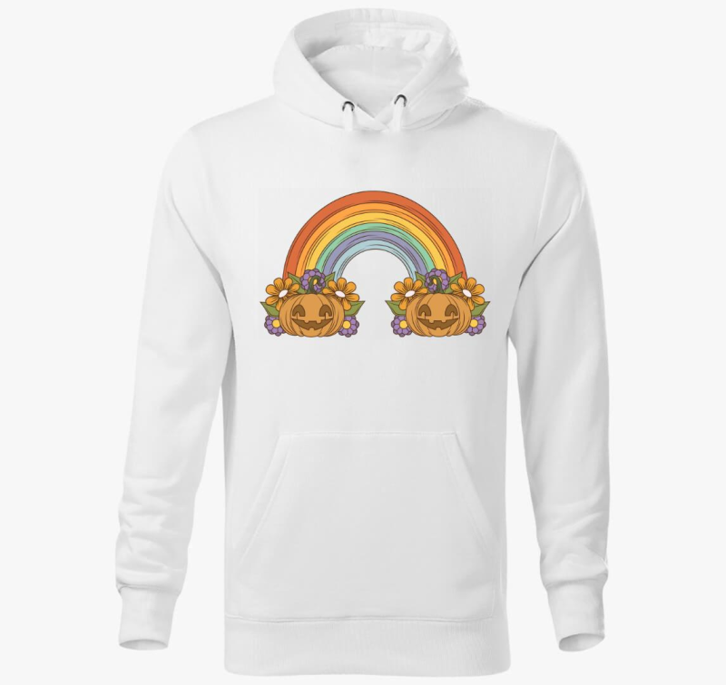 Szivárványos Tökök kapucnis pulóver