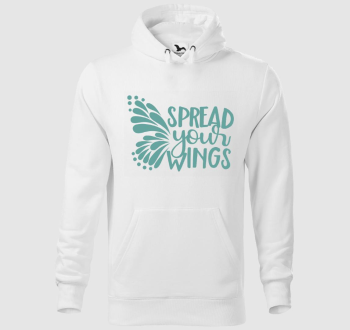 Spread wings türkiz kapucnis pulóver