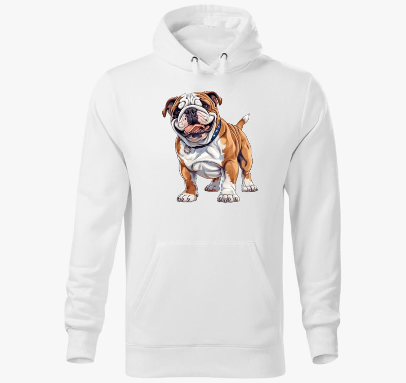 Mini bulldog kapucnis pulóver