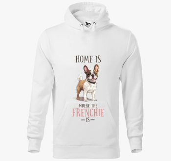 Frenchie home kapucnis pulóver