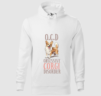 corgi OCD kapucnis pulóver