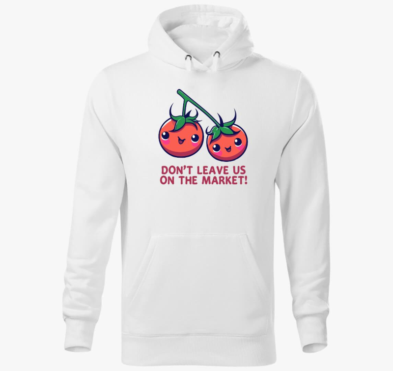 Market tomato kapucnis pulóver