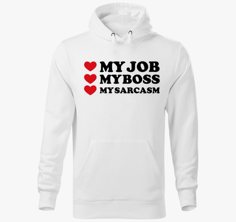 Love job boss kapucnis pulóver
