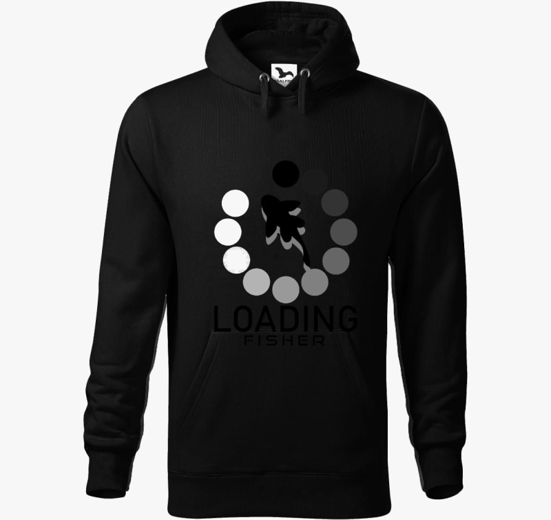 Horgászat betöltése kapucnis pulóver