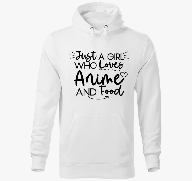 Anime food kapucnis pulóver