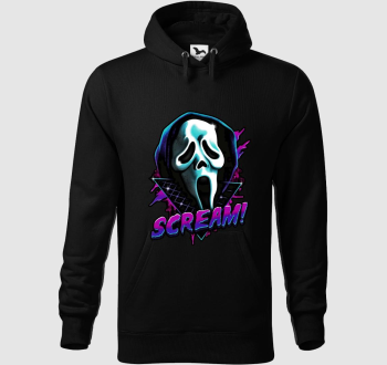 Scream maszk kapucnis pulóver