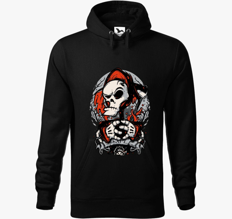 Billy és Mandy kalandjai a Kaszással kapucnis pulóver