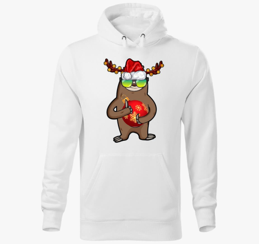 Laza karácsonyi lajhár kapucni...