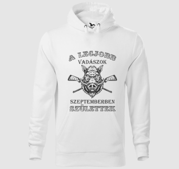 Legjobb vadász szeptember kapucnis pulóver