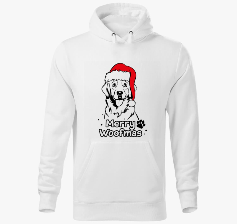 Kutya karácsony kapucnis pulóver