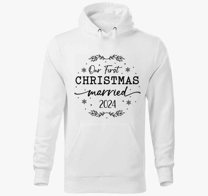 Christmas married 2024 kapucnis pulóver