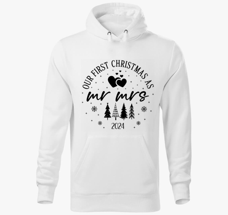 Xmas MR Mrs 2024 kapucnis pulóver