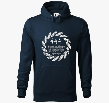 444 angyali szám kapucnis pulóver
