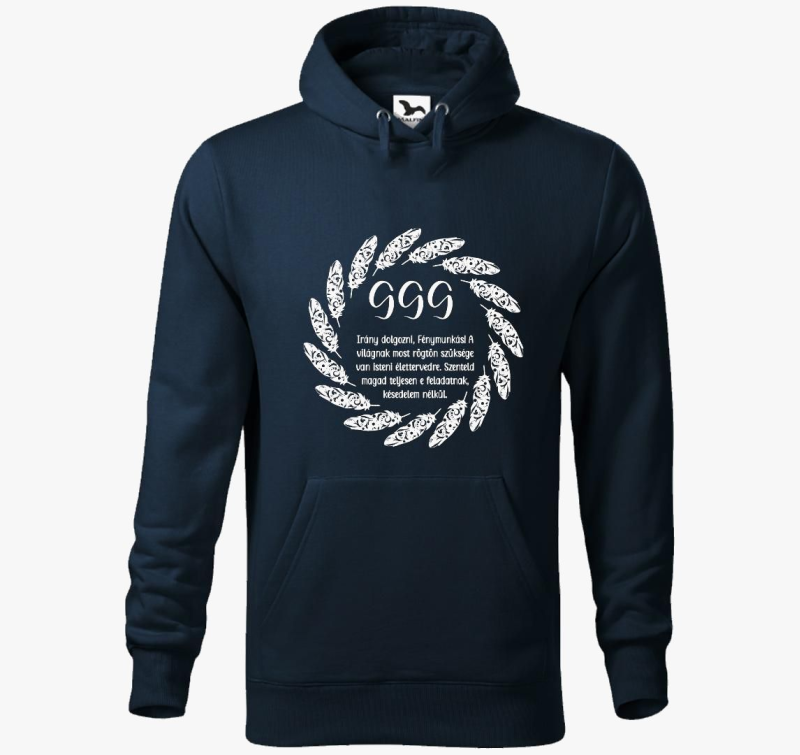 999 angyali szám kapucnis pulóver