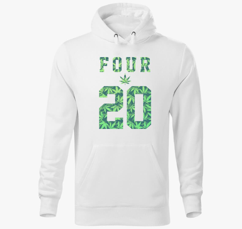 4 20 a Fű világnapja kapucnis pulóver