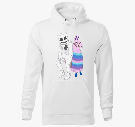 Fortnite Marshmello kapucnis p...