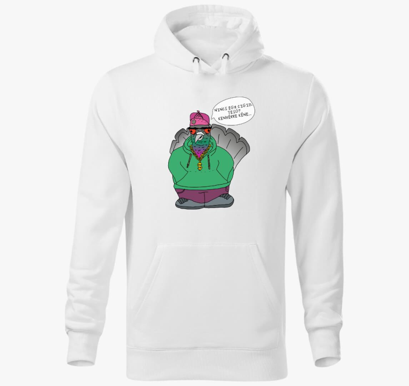 Gettós Galamb kapucnis pulóver